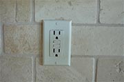 Test ground fault interrupter outlets Photo